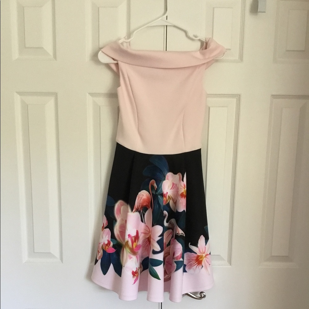 Ted Baker London pink / blue dress